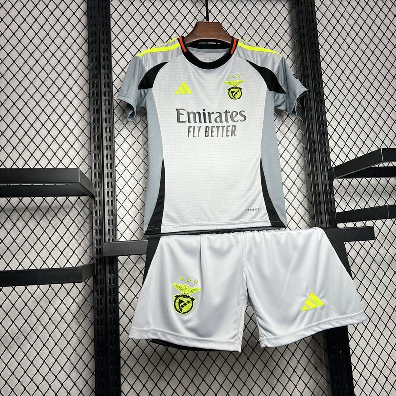 Conjunto Infantil Benfica 24/25 - Cinza