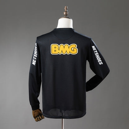 Camisa retrô de manga comprida do Santos para jogos fora de casa na temporada 2012/13