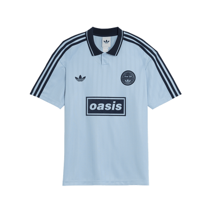 Camisa Banda Oasis x Adidas 2025 - Azul