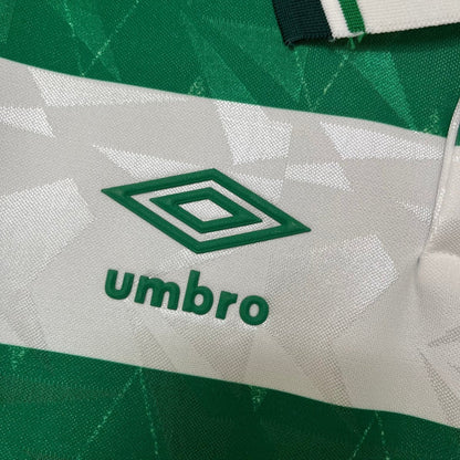 Camisa Celtic Retrô 1987/1989 Verde e Branca - Umbro
