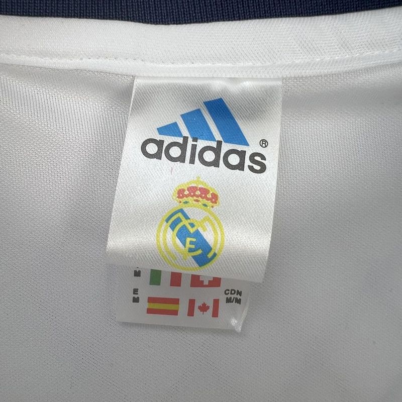 Camisa do Real Madrid retrô 2000/2001