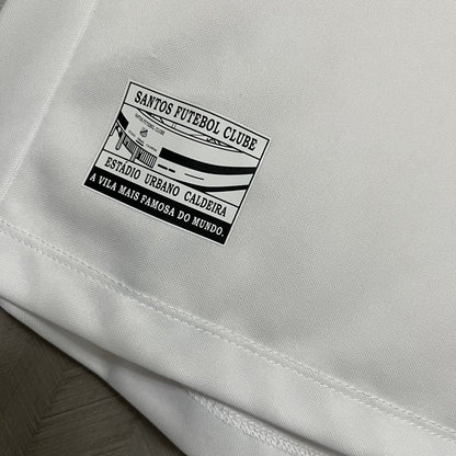 Camisa do Santos 24/25 Branca (Neymar JR 10 Incluso)