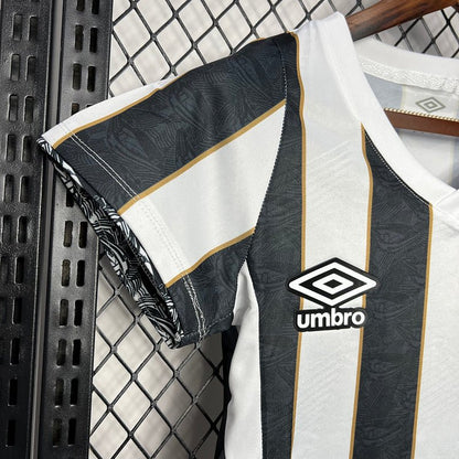 Camisa do Santos I 24/25 - Preta e branca - (Feminina)