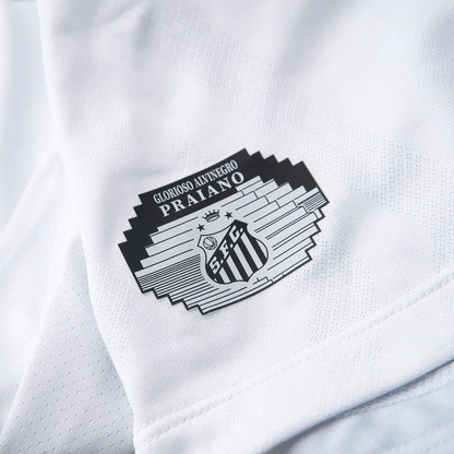 Camisa do Santos I 25/26 Torcedor Branca (#NEYMAR JR 10 Incluso)