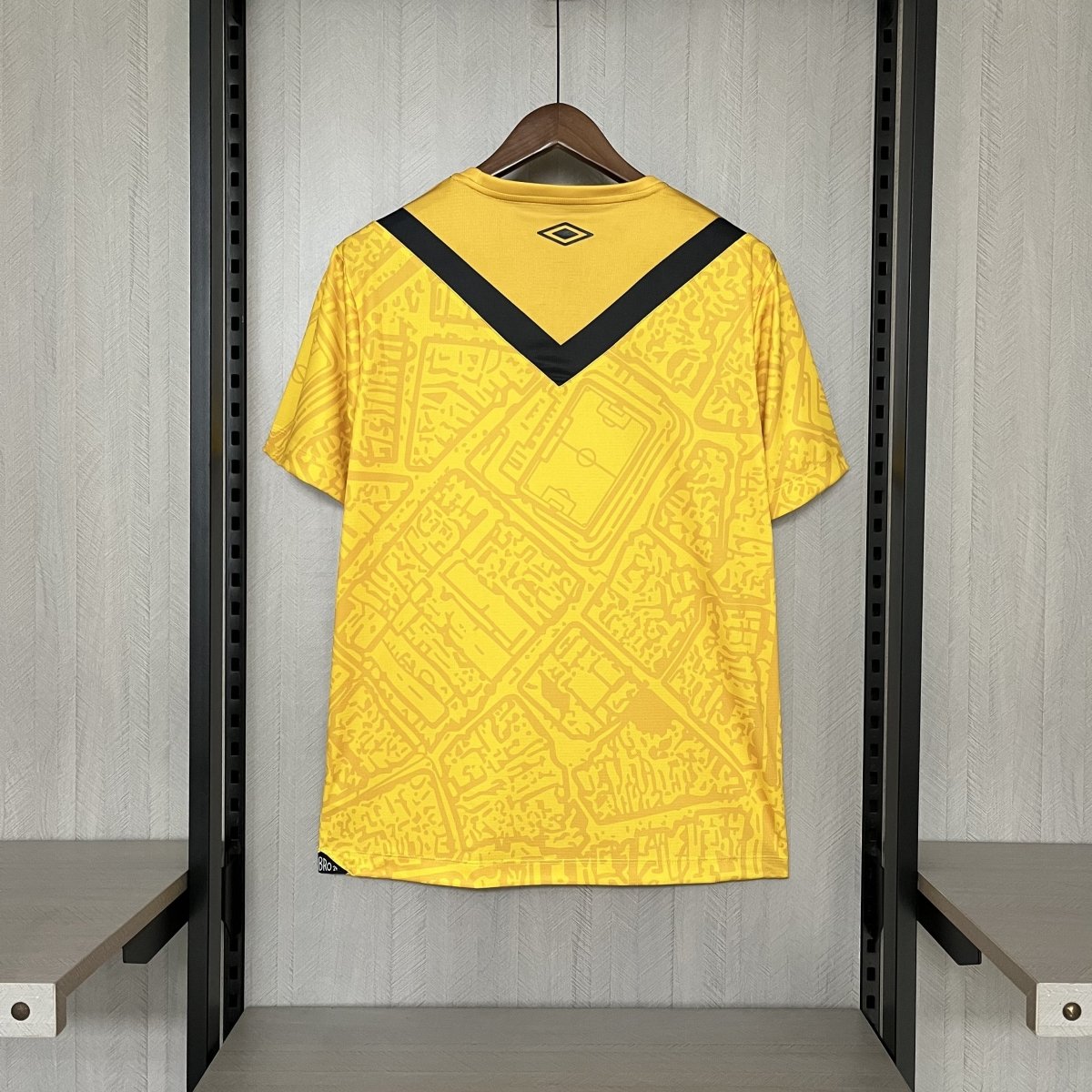 Camisa do Santos III 24/25  Amarela e preta