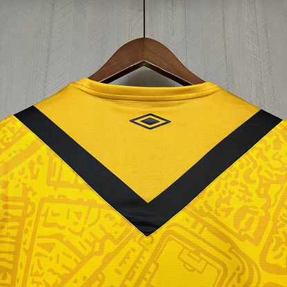 Camisa do Santos III 24/25  Amarela e preta