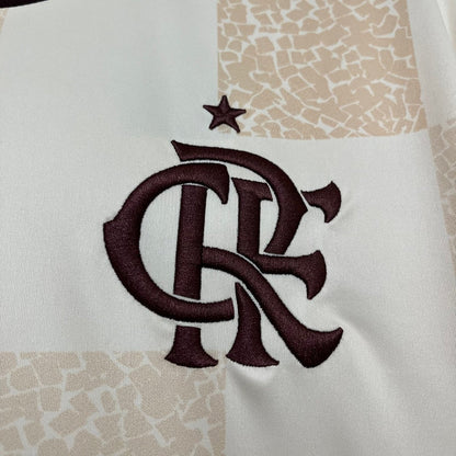 Camisa Flamengo 24/25 Adidas Pre Jogo Masculina - Bege