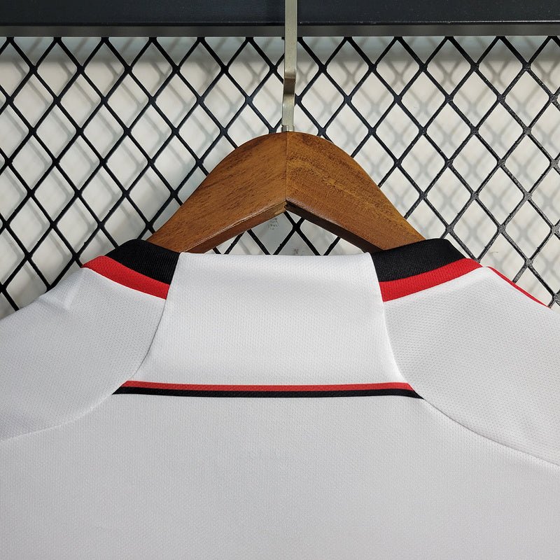 Camisa Flamengo II 23/24 s/n° Torcedor Adidas Masculina - Branca com detalhes em Dourado