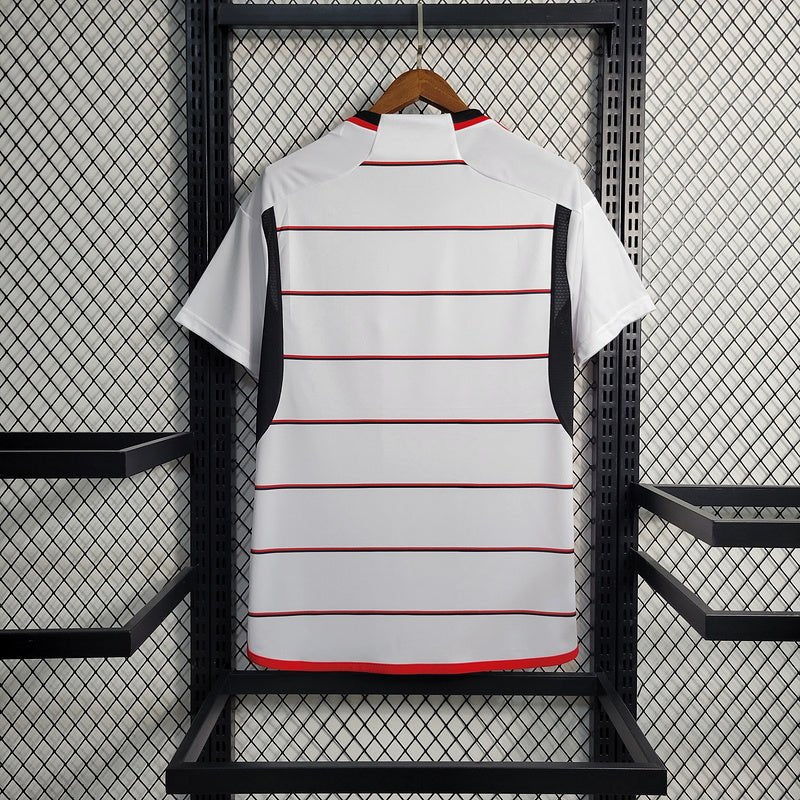 Camisa Flamengo II 23/24 s/n° Torcedor Adidas Masculina - Branca com detalhes em Dourado