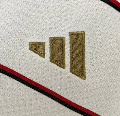Camisa Flamengo II 23/24 s/n° Torcedor Adidas Masculina - Branca com detalhes em Dourado