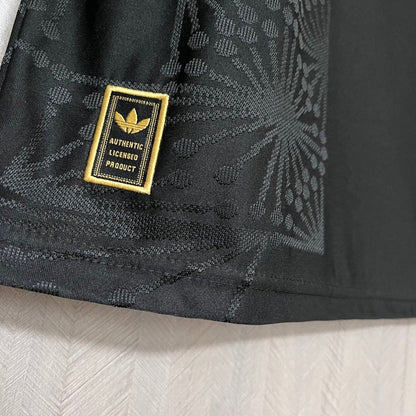 Camisa México 2025 Ouro Adidas Masculina - Preto+Dourado