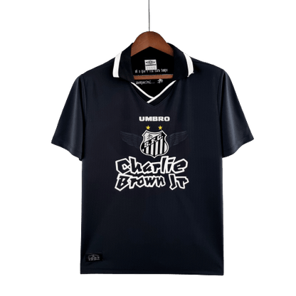 Camisa Santos Charlie Brown Jr. Dias de Glória - Umbro Masculina - Preta