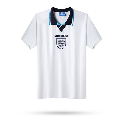 Camisa Seleção da Inglaterra Retrô Home 1996 Torcedor Umbro Masculina - Branco