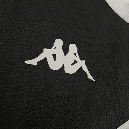Camisa Vasco I 24/25 Kappa Masculina - Preto+Branco