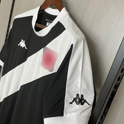 Camisa Vasco I 24/25 Kappa Masculina - Preto+Branco