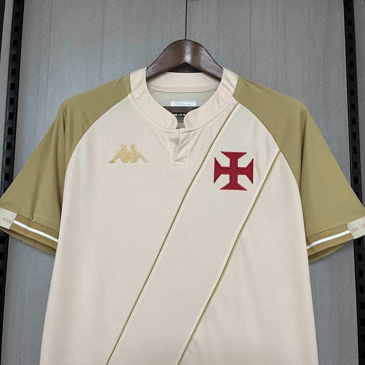 Camisa Vasco III 24/25 Kombat Kappa Masculina - Bege