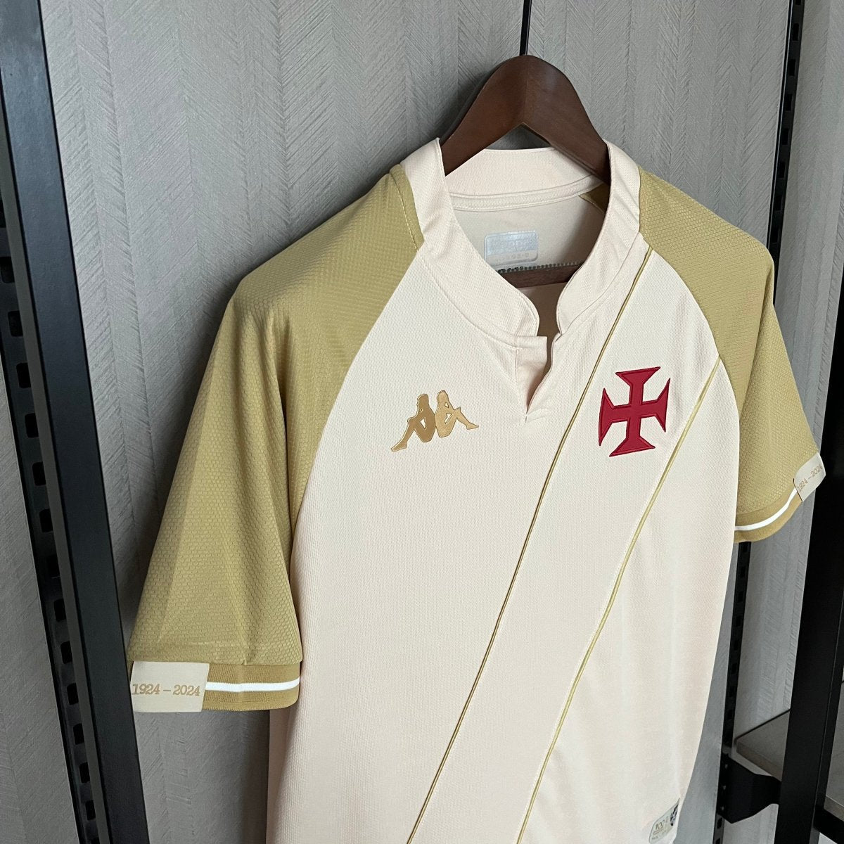 Camisa Vasco III 24/25 Kombat Kappa Masculina - Bege