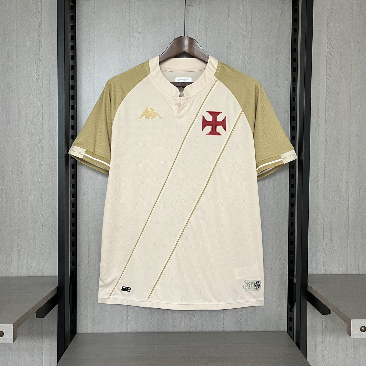 Camisa Vasco III 24/25 Kombat Kappa Masculina - Bege