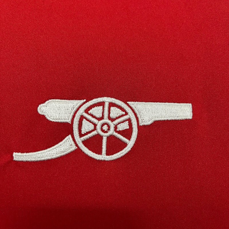 Conjunto Infantil Arsenal Home 24/25 - Vermelho