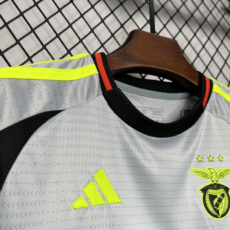 Conjunto Infantil Benfica 24/25 - Cinza