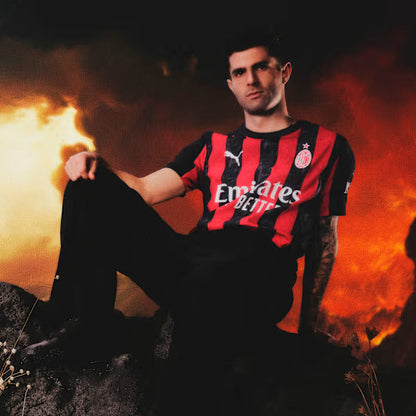 Camisa AC Milan 2025/26 Home Jogador Masculina